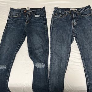 RUE 21 High Waisted Skinny Jeans ($20 for both)